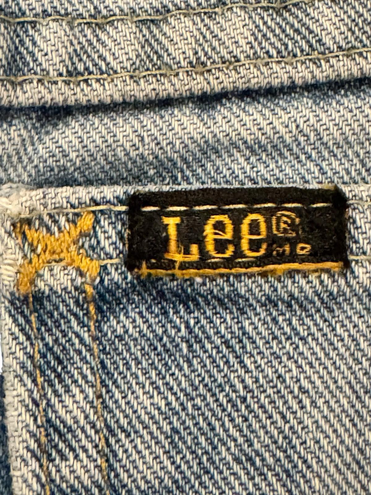 Vintage Lee Rider Jeans 30x30 202-0341 Denim Pants 1970s Talon Zipper 32 x 34