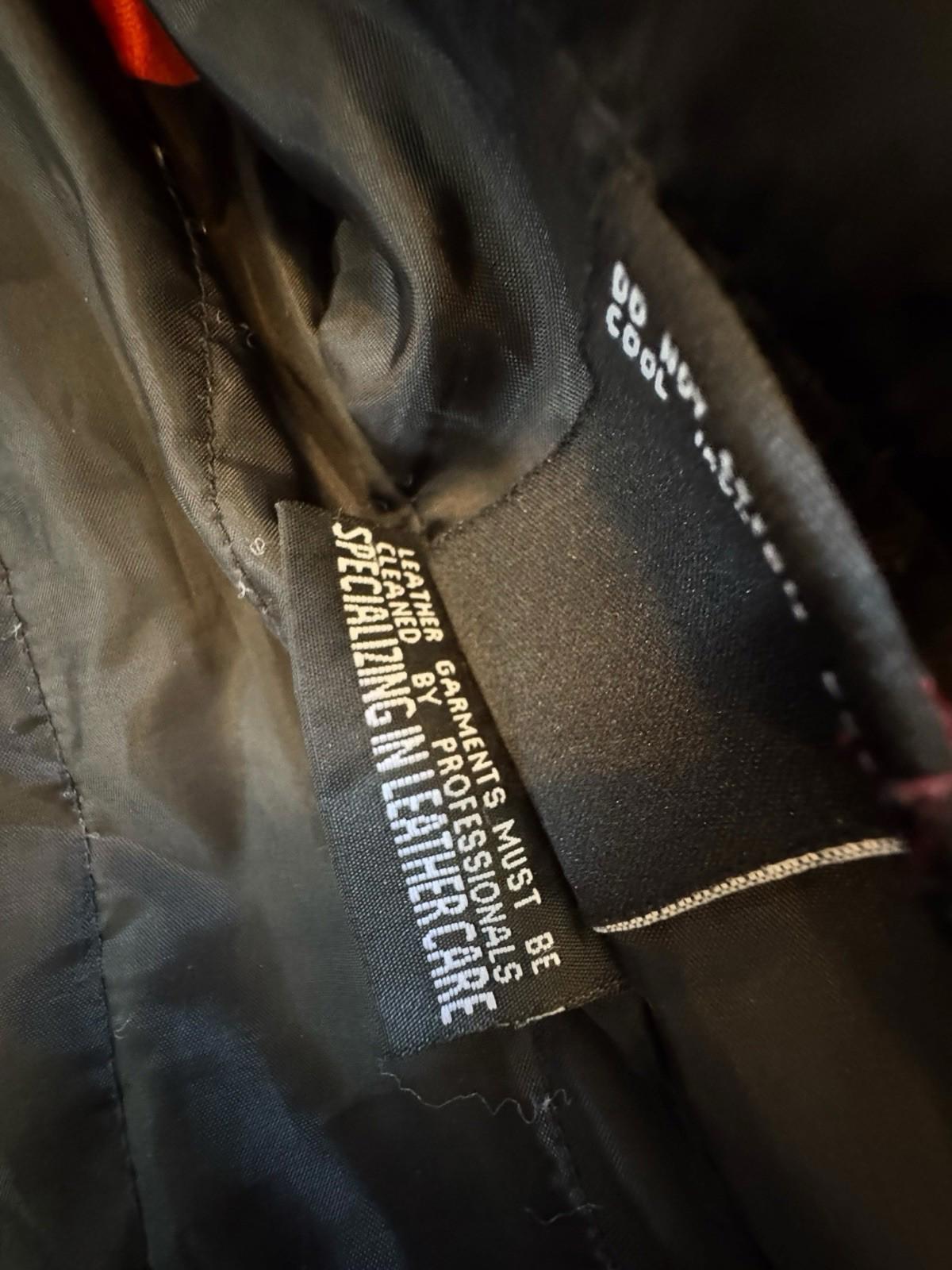 First Classics Black Leather Jacket Womens Motorcycle Biker Lined Thinsulate M