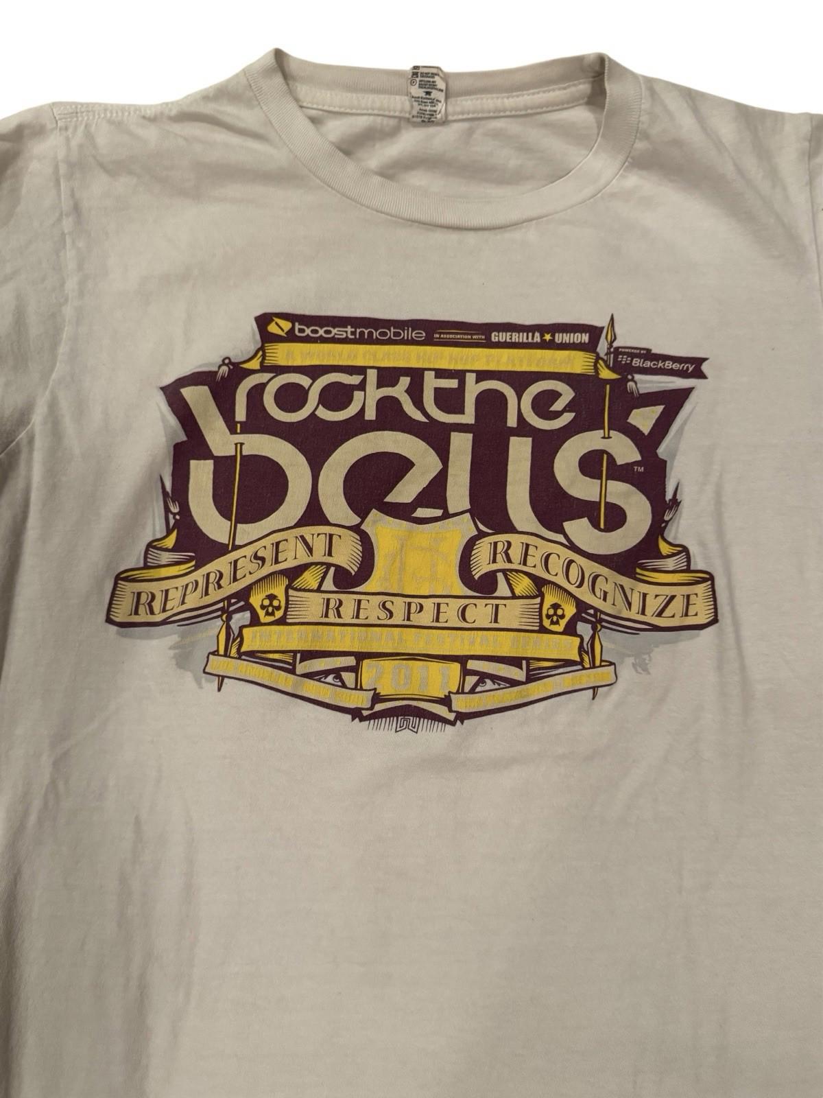 Rock The Bells Rap R&B T Shirt 2011 Lauryn Hill Cypress Nas Erykah Badu Common +