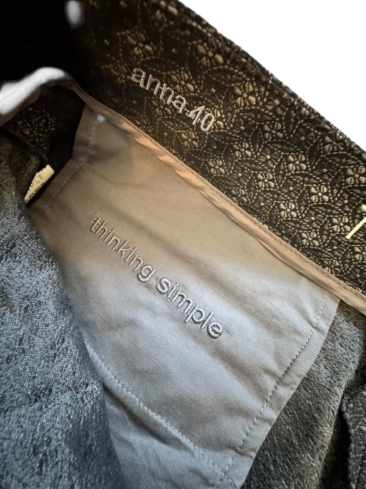 Thinple Italian True Designer Pleated Pants Italy Anna Womens Slacks Size 27