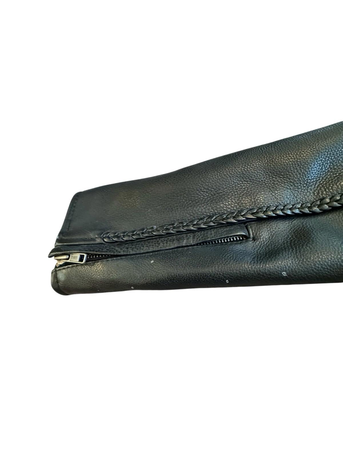 First Classics Black Leather Jacket Womens Motorcycle Biker Lined Thinsulate M