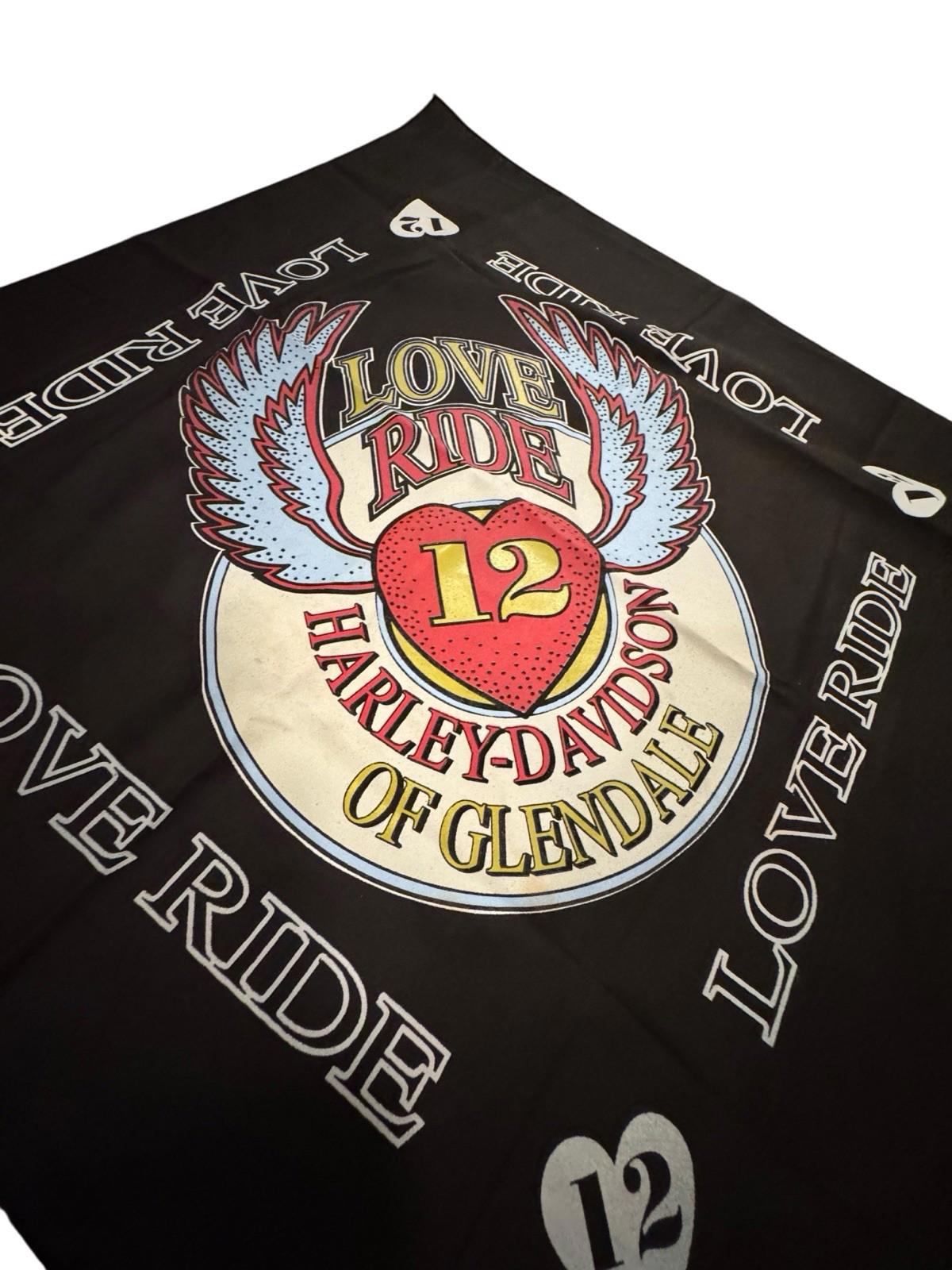 Two Harley Davidson Love Ride Bandanas 12 And 23