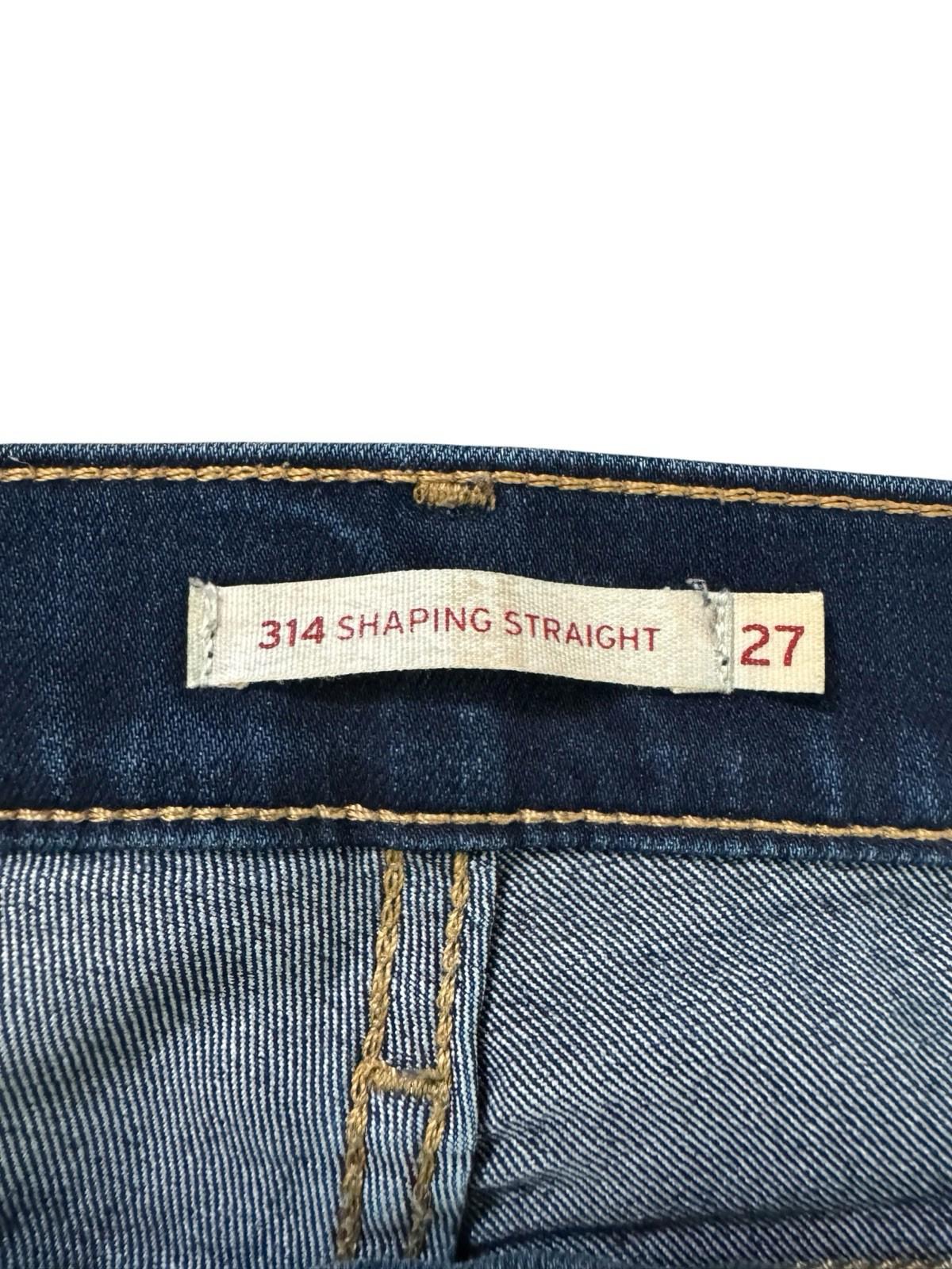 Levi's 314 Shaping Straight Women's Denim Jeans Size 27x32