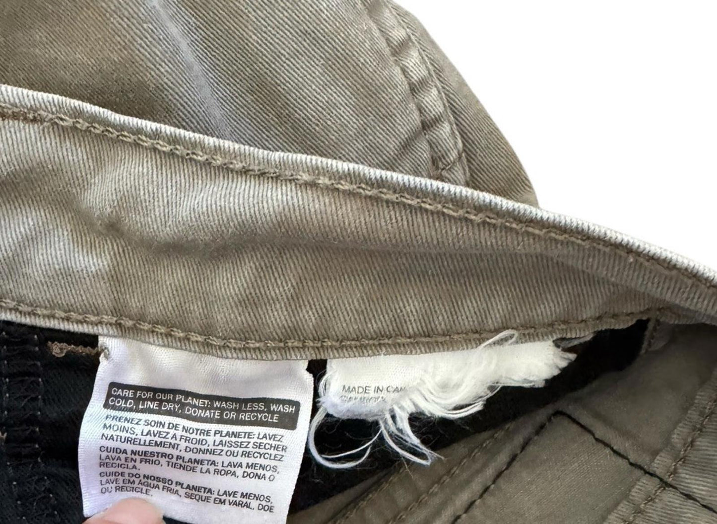 Levis 511 Grey Fatigue Jeans Size 28x30 Denim