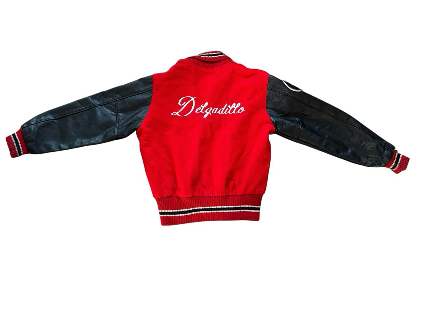 Vintage 1989 Cal Poly Wrestling Football Varsity Jacket Victor Delgadillo 44