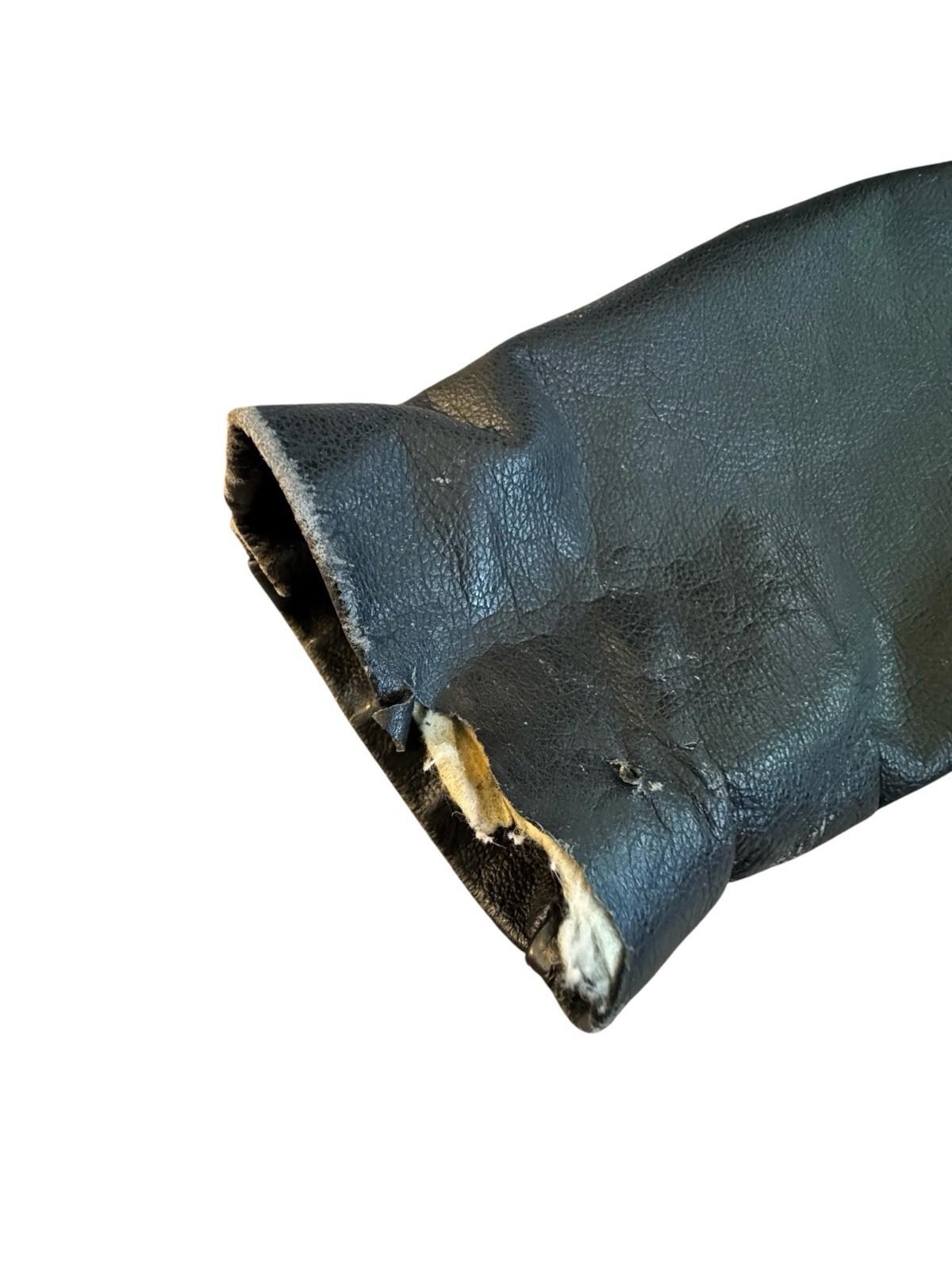 Womens Vintage Harley Davidson Black Leather Fringe Motorcycle Biker Jacket 14