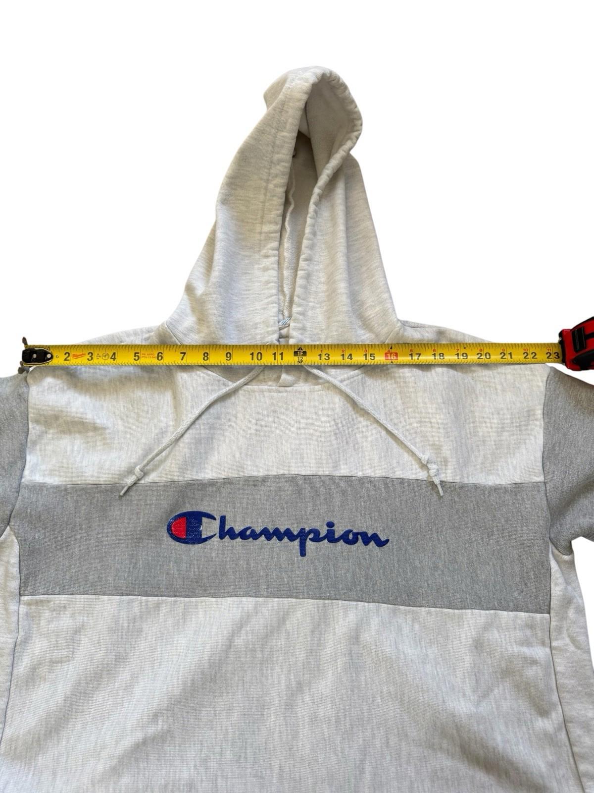 Vintage Champion Reverse Weave Cropped Hoodie Sweatshirt Size XL Sweats