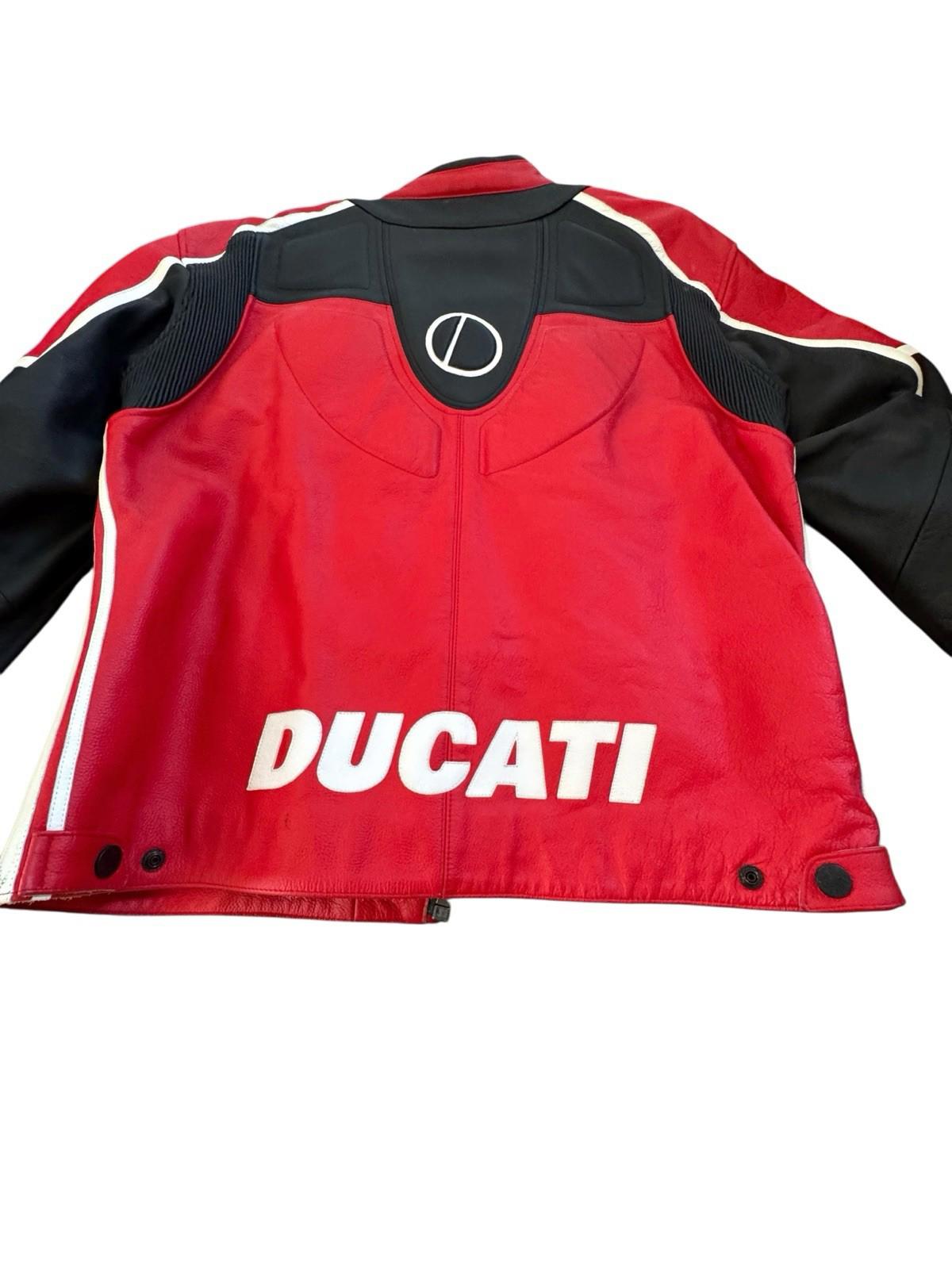 Ducati Performance Dainese Corse Leather Jacket Mens Y2K Motorcycle Biker 56