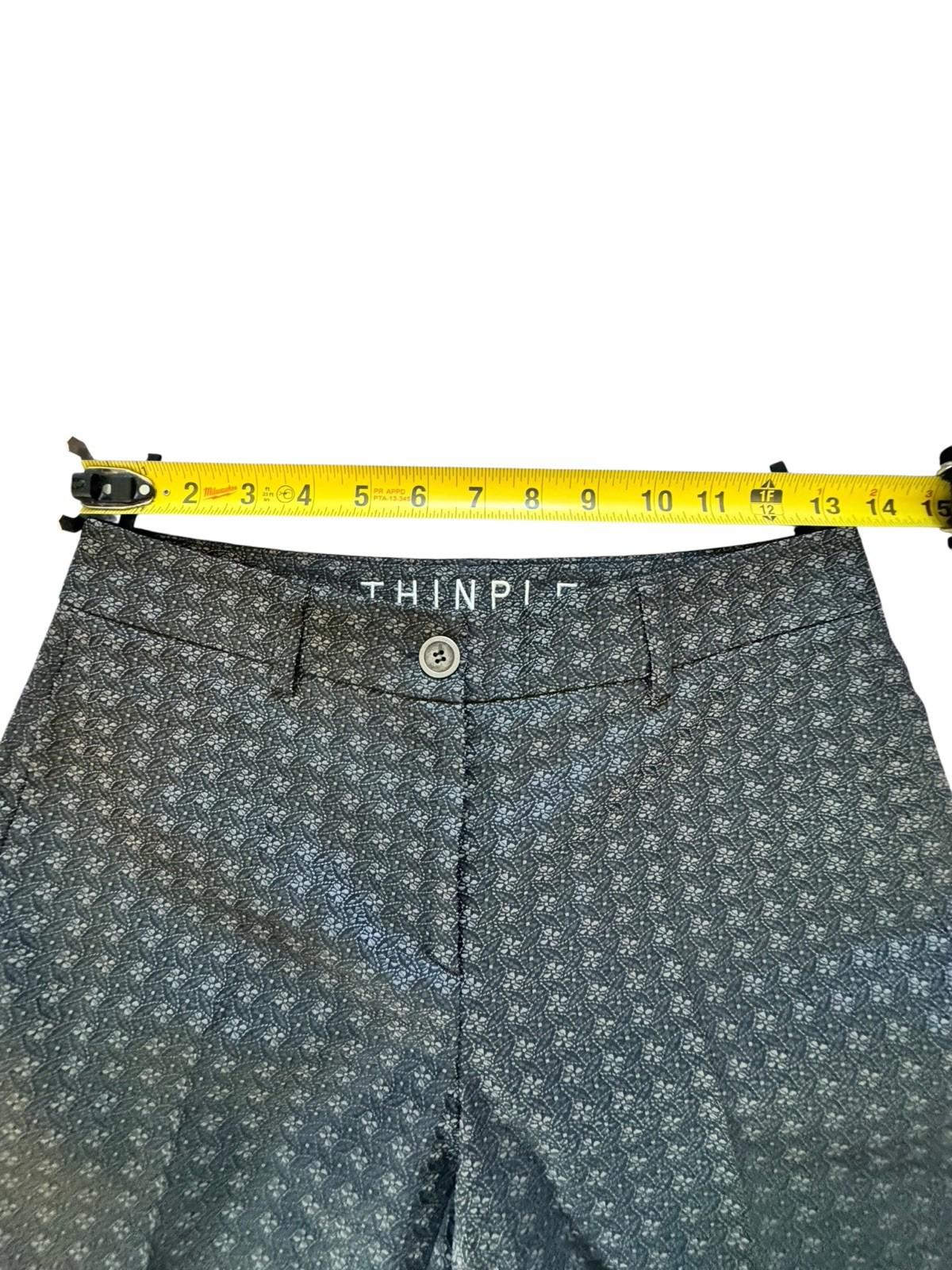 Thinple Italian True Designer Pleated Pants Italy Anna Womens Slacks Size 27