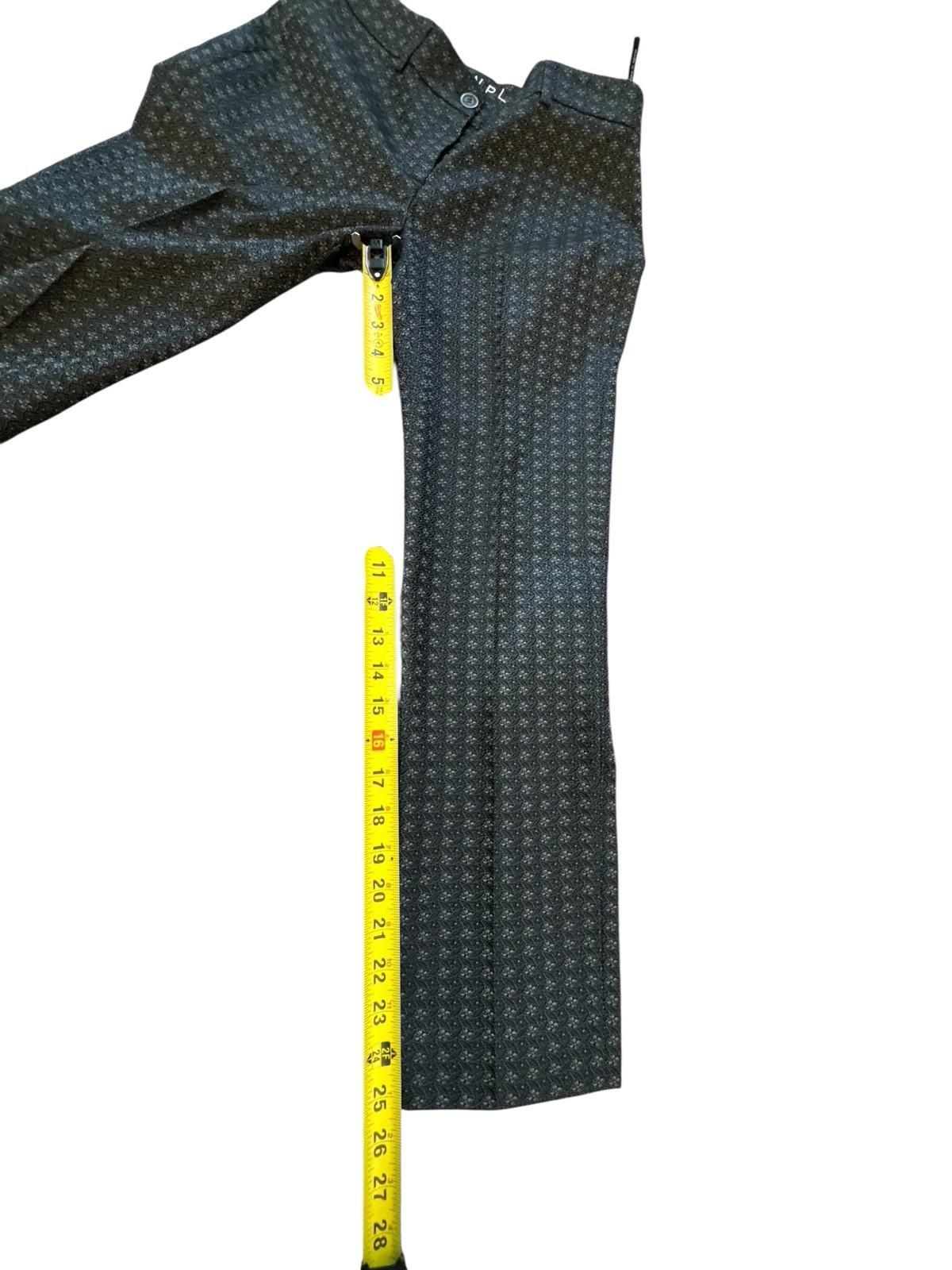 Thinple Italian True Designer Pleated Pants Italy Anna Womens Slacks Size 27