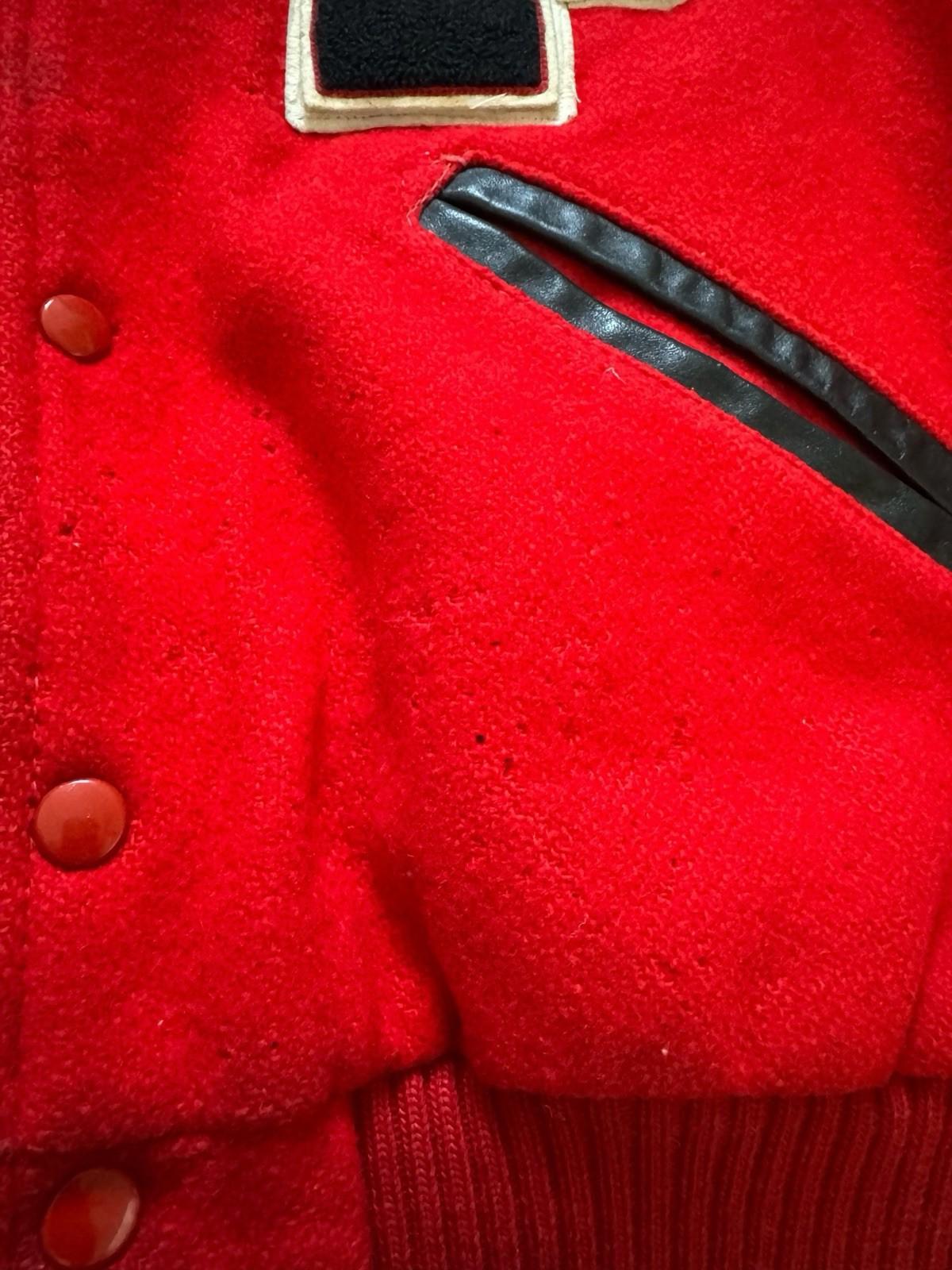 Vintage 1989 Cal Poly Wrestling Football Varsity Jacket Victor Delgadillo 44