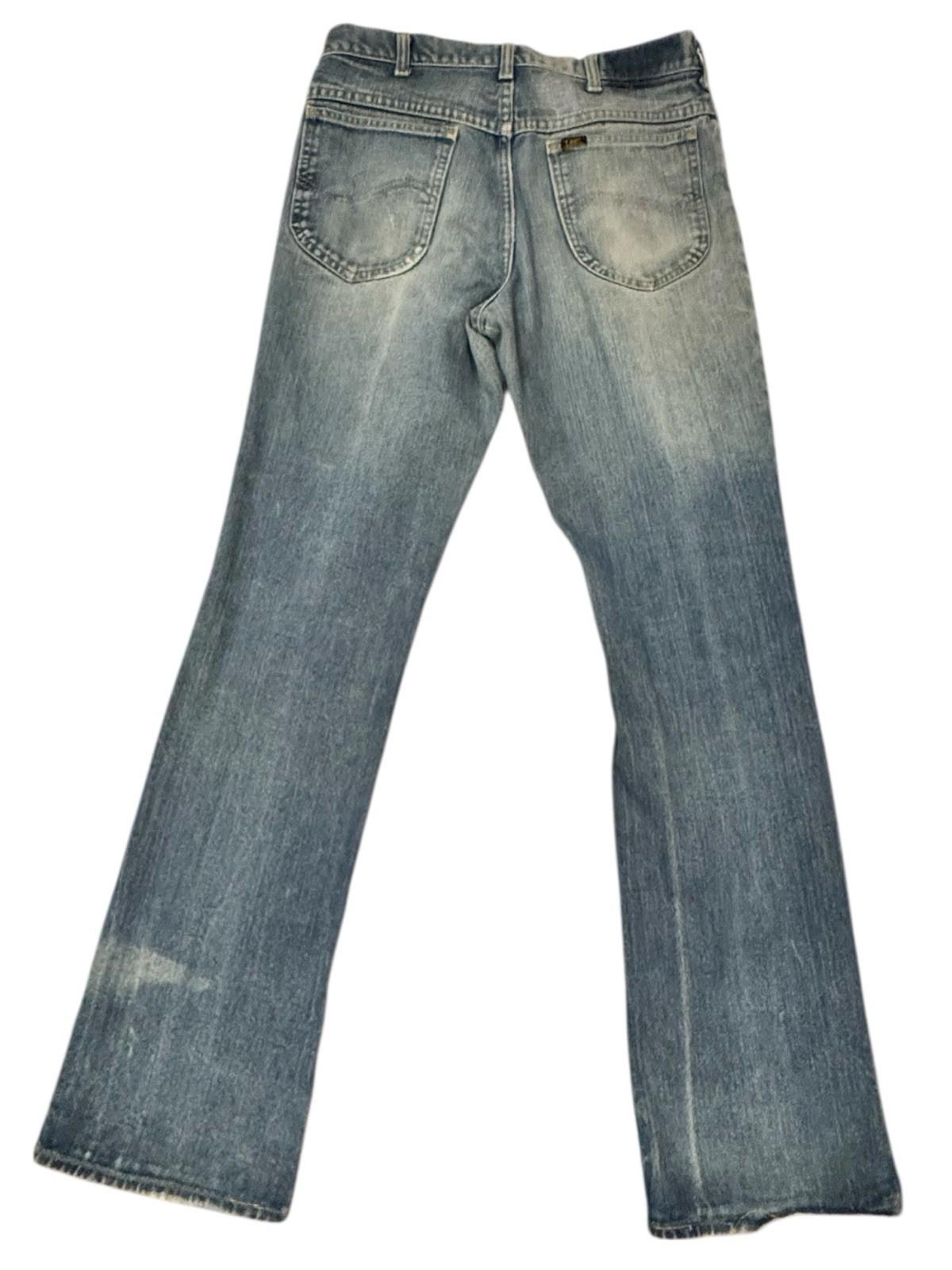 Vintage Lee Rider Jeans 30x30 202-0341 Denim Pants 1970s Talon Zipper 32 x 34