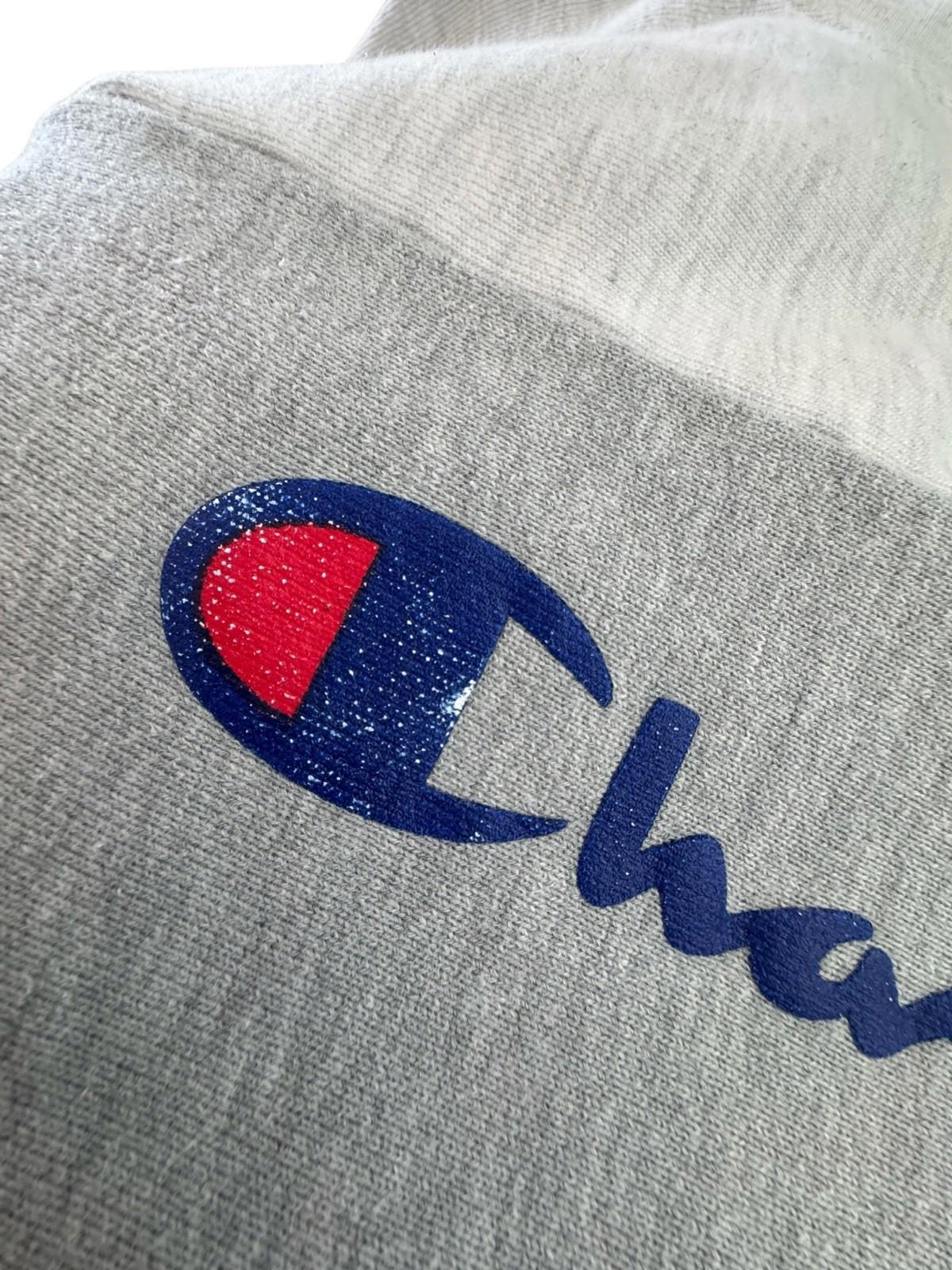 Vintage Champion Reverse Weave Cropped Hoodie Sweatshirt Size XL Sweats