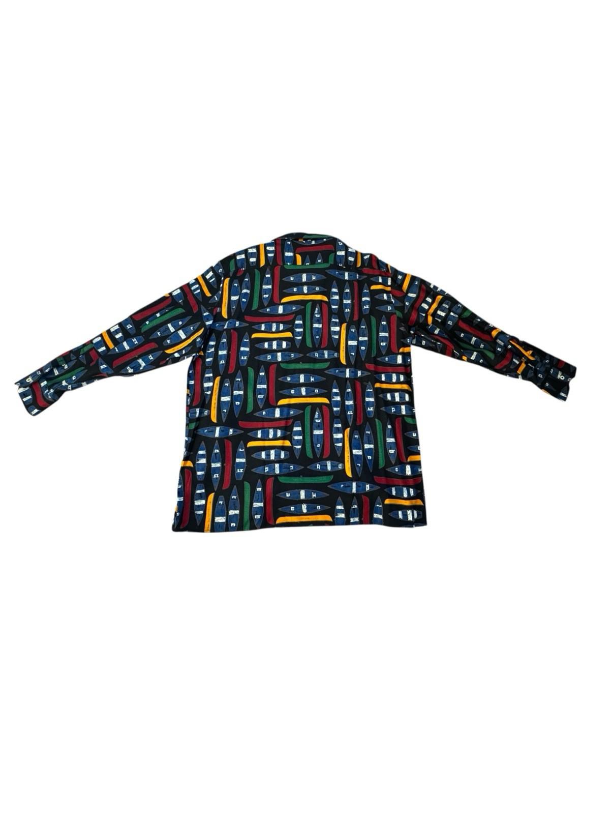 Bullock & Jones Men's Rowing Rowboat Boat Cotton Button Up Down Shirt Swiss XL