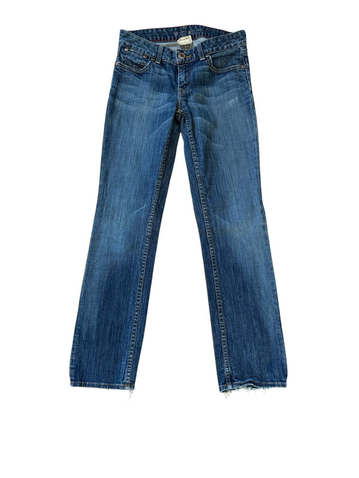 Banana Republic Jeans Womens Petite Stretch Size 2 Dark 16