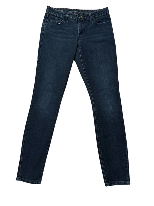 Banana Republic Skinny Jeans Women's Size 26 Blue Low Rise Dark Wash 5-Pocket