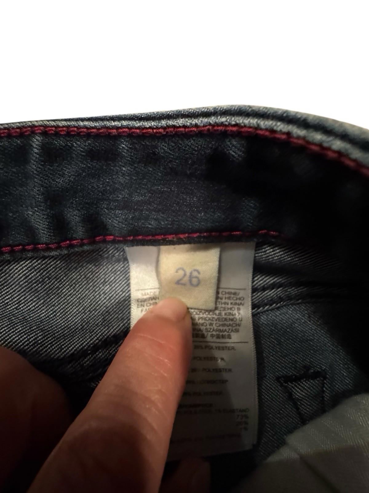 Banana Republic Skinny Jeans Women's Size 26 Blue Low Rise Dark Wash 5-Pocket