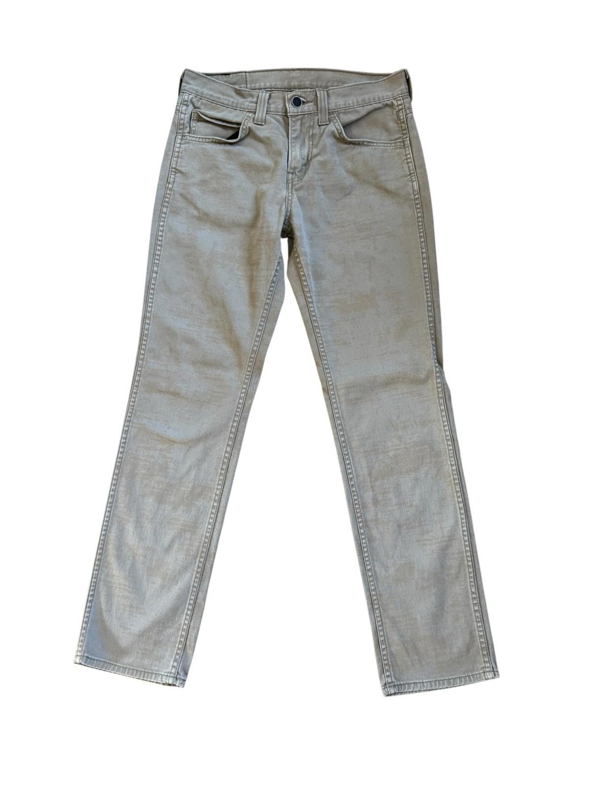 Levis 511 Grey Fatigue Jeans Size 28x30 Denim