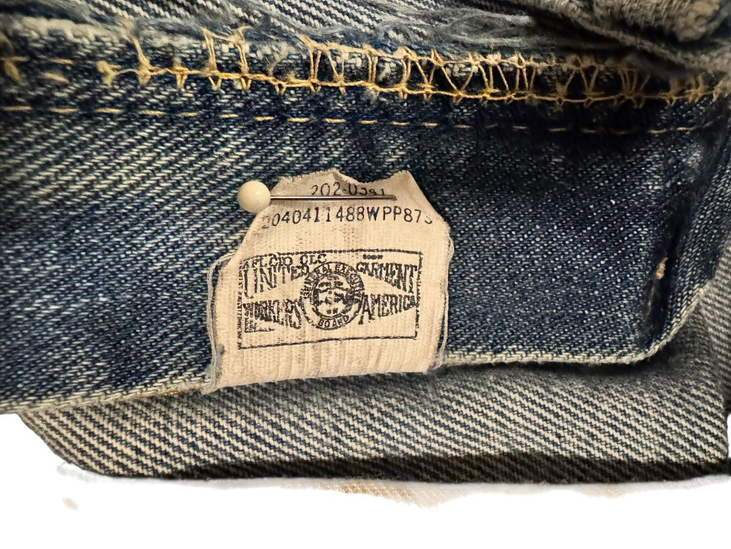 Vintage Lee Rider Jeans 30x30 202-0341 Denim Pants 1970s Talon Zipper 32 x 34