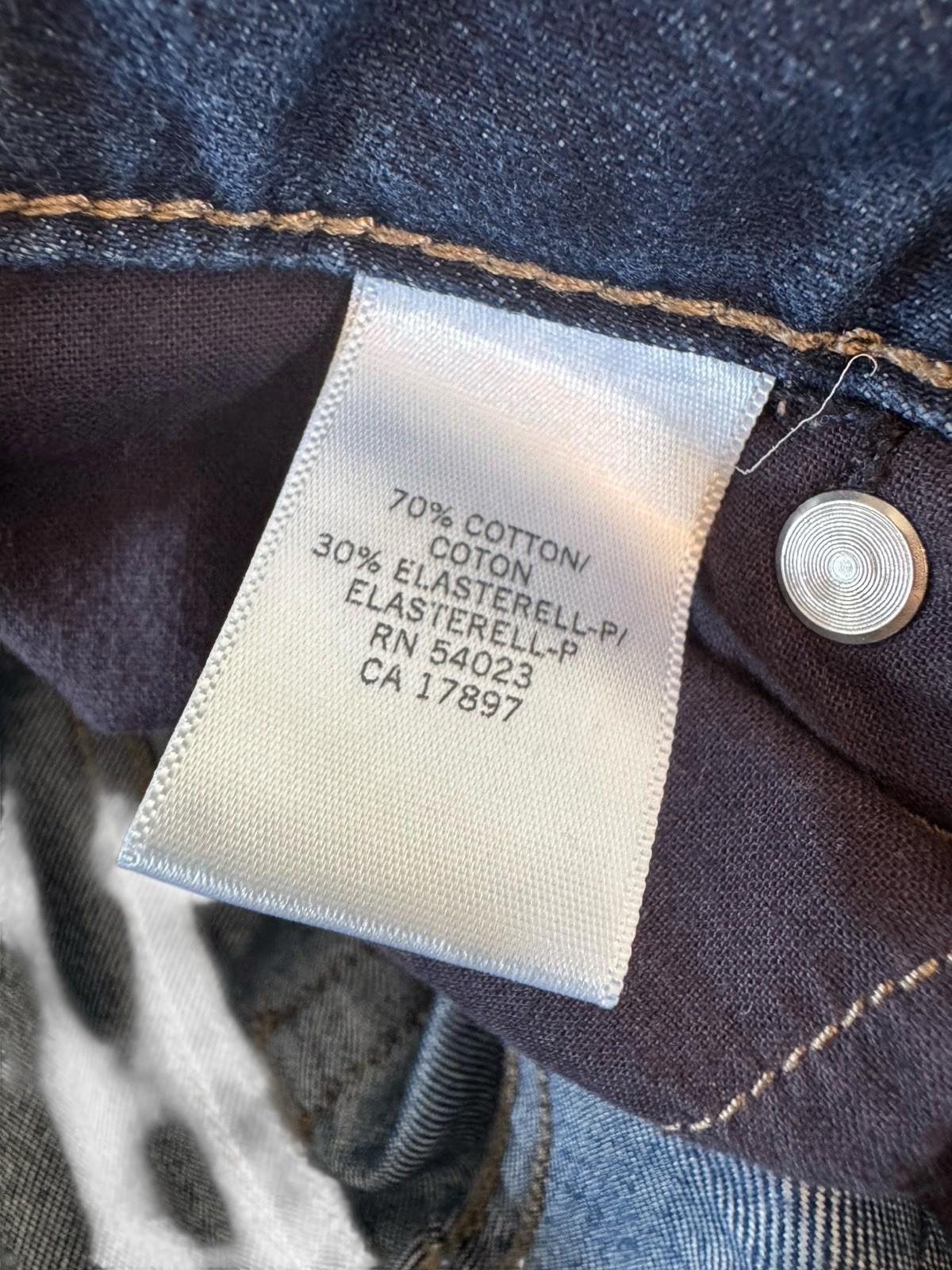 Banana Republic Jeans Womens Straight Leg Size 26 2R 70/30 Cotton/Elastic