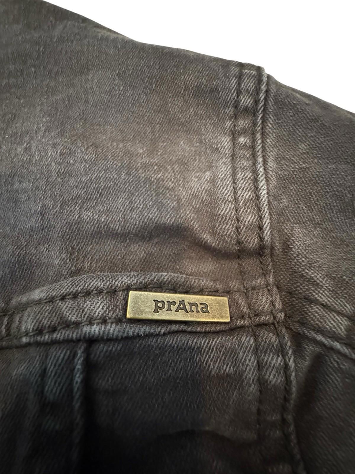 Prana Black Denim Jacket Size Small Women's