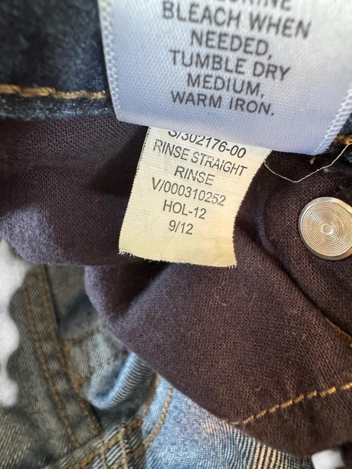 Banana Republic Jeans Womens Straight Leg Size 26 2R 70/30 Cotton/Elastic