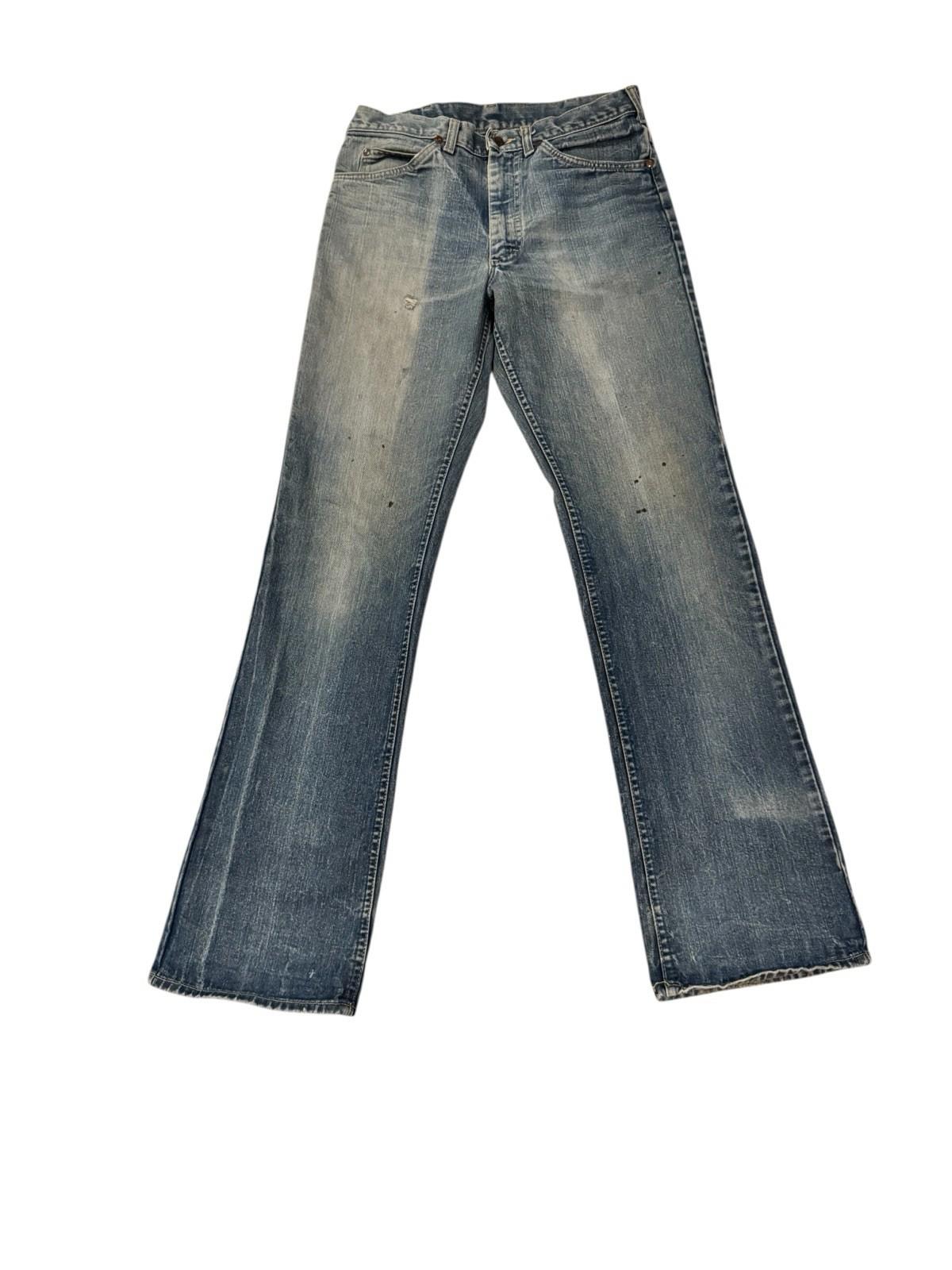 Vintage Lee Rider Jeans 30x30 202-0341 Denim Pants 1970s Talon Zipper 32 x 34