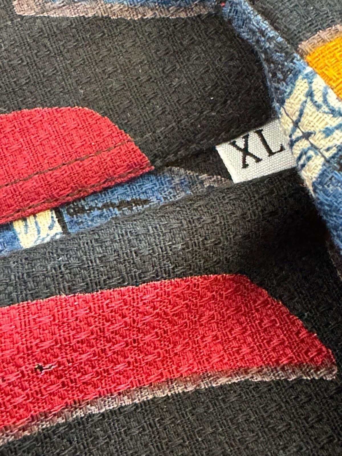 Bullock & Jones Men's Rowing Rowboat Boat Cotton Button Up Down Shirt Swiss XL