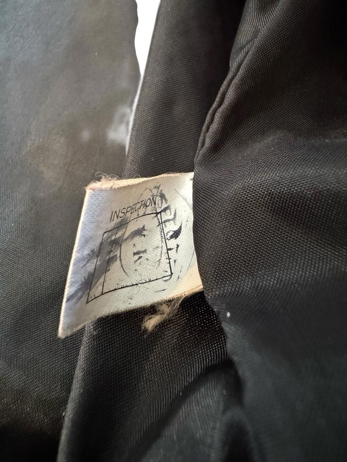 Womens Vintage Harley Davidson Black Leather Fringe Motorcycle Biker Jacket 14