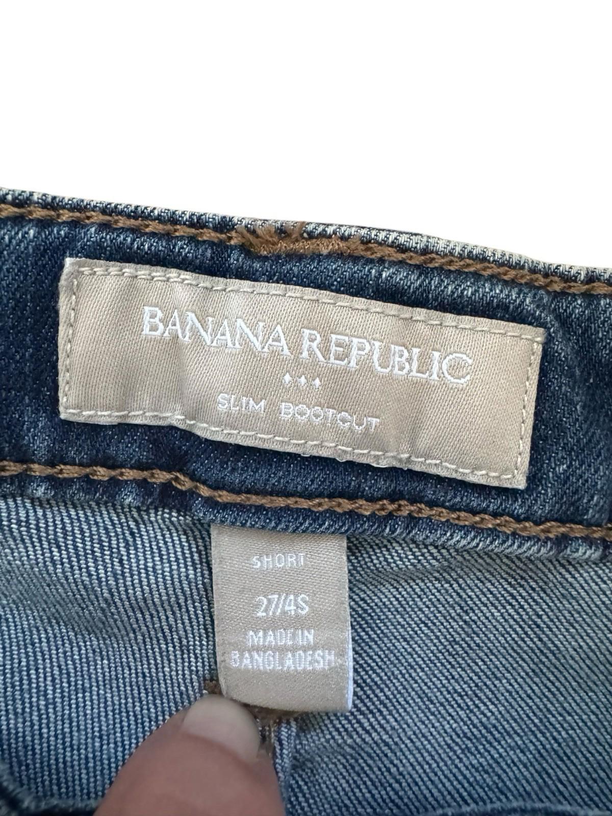 Banana Republic Jeans Womens Straight Leg Size 27 4S Excellent Condition