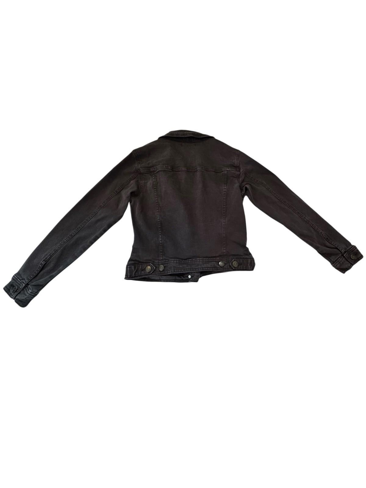 Prana Black Denim Jacket Size Small Women's